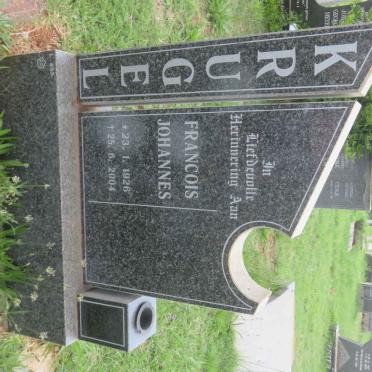 KRUGEL Francois Johannes 1926-2004