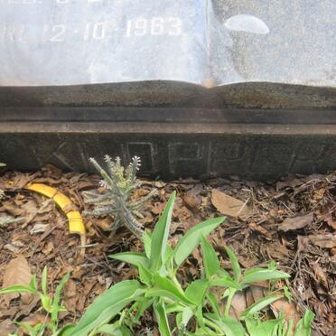 KLOPPERS Petrus Johannes 1880-1963