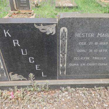KRUGEL Hester Maria 1899-1979