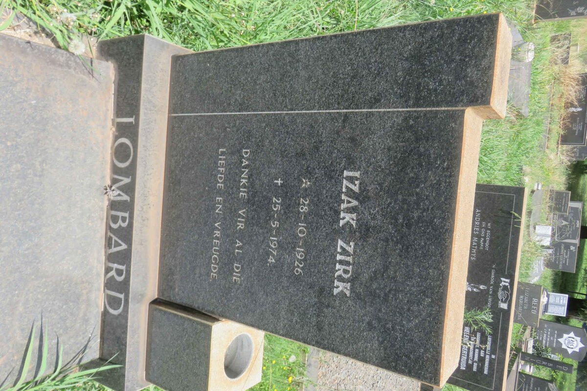 LOMBARD Izak Zirk 1926-1974