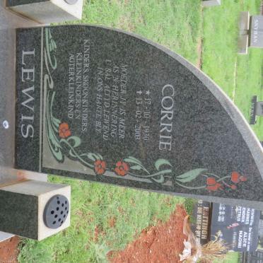 LEWIS Corrie 1930-2003