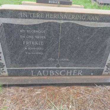 LAUBSCHER Frikkie 1920-1980