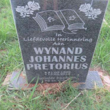 PRETORIUS Wynand Johannes 1968-201?