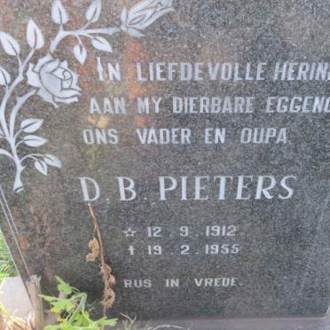 PIETERS D.B. 1912-1955