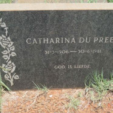 PREEZ Catharina, du 1906-1981