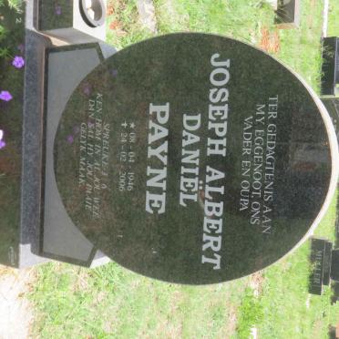 PAYNE Joseph Albert Daniel 1946-2006