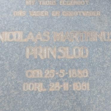 PRINSLOO Nicolaas Marthinus 1886-1961 &amp; Johanna Margaretha STONE 1891-1975