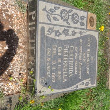 PIETERSE Gertruida Pieternella 1922-1973