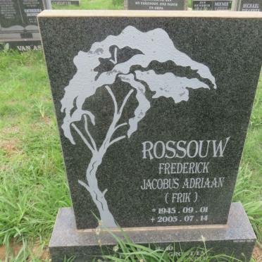 ROSSOUW Frederick Adriaan 1945-2005