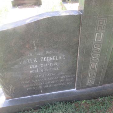 ROSSOUW Pieter Cornelius 1921-1963