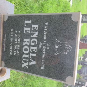 ROUX Engela, le 1909-2003