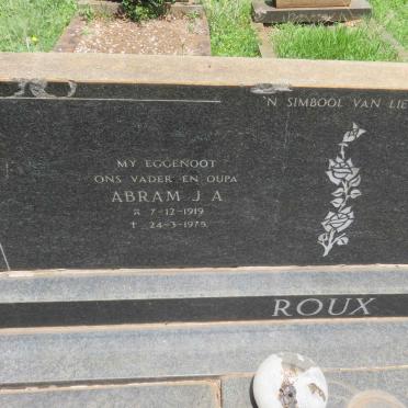 ROUX Abram J.A. 1919-1975