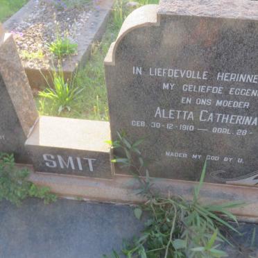 SMIT Christoffel Lodewikus 1907-1963 &amp; Aletta Catherina G. 1910-1999