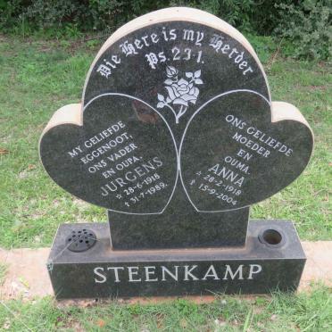 STEENKAMP Jurgens 1918-1989 &amp; Anna 1918-2004