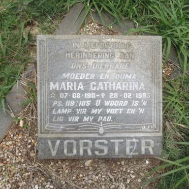 VORSTER Maria Catharina 1911-1995