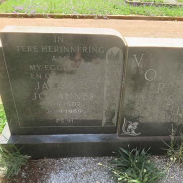 VORSTER Jacobus Johannes 1907-1969 &amp; Christina J. 1913-1999