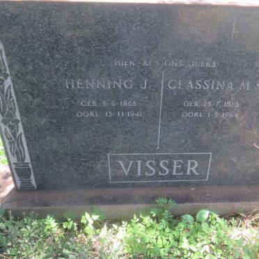 VISSER Henning J. 1868-1941 &amp; Classina M.S. 1878-1964