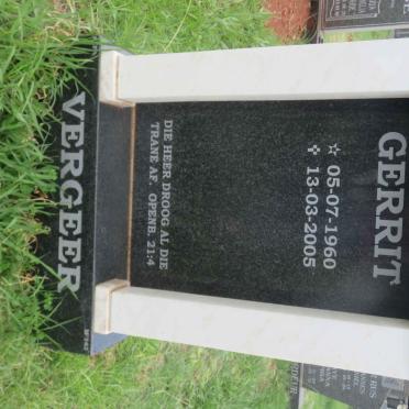 VERGEER Gerrit 1960-2005