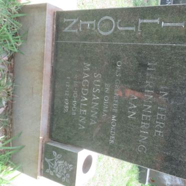 VILJOEN Susanna Magdalena 1908-1989