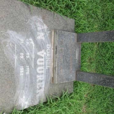 VUUREN Dornel, van 1978-1982