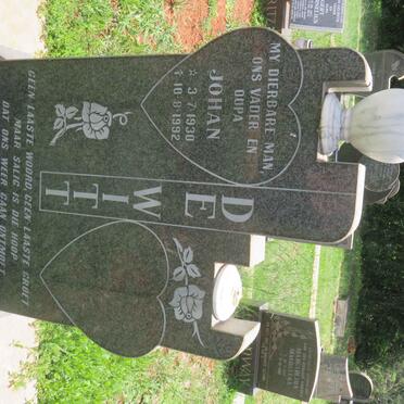 WITT Johan, de 1930-1992