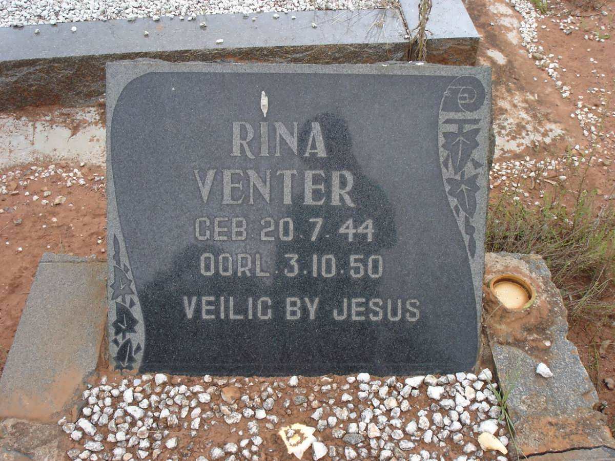 VENTER Rina 1944-1950