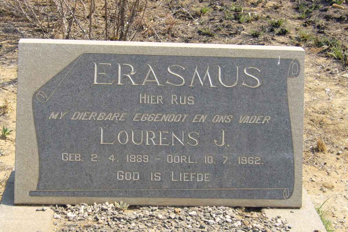 ERASMUS Lourens J. 1889-1962 