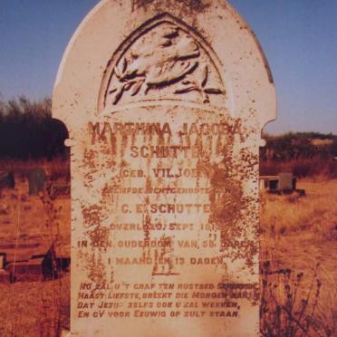 SCHUTTE Marthina Jacoba nee VILJOEN -1912