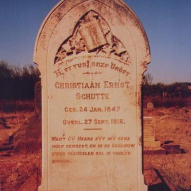 SCHUTTE Christiaan Ernst 1847-1916