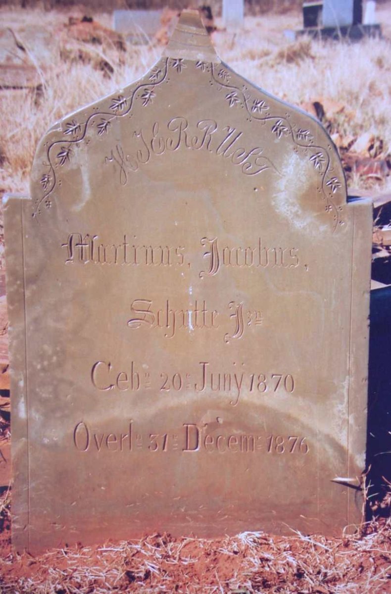 SCHUTTE Martinus Jacobus 1870-1876