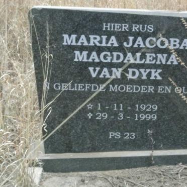 DYK Maria Jacoba Magdalena, van 1929-1999