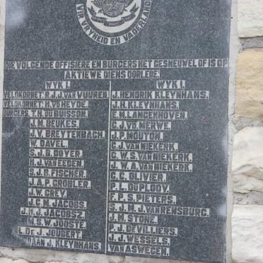 Mpumalanga, ERMELO, Boer War Memorial