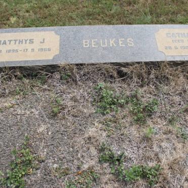 BEUKES Matthys J. 1895-1966 &amp; Catharina E. DE JAGER 1900-1987