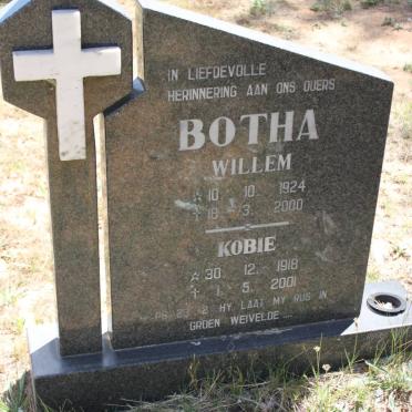 BOTHA Willem 1924-2000 &amp; Kobie 1918-2001