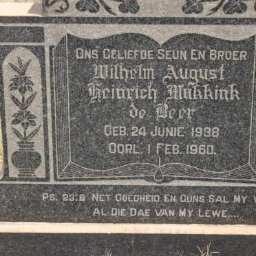 BEER Wilhelm August Heinrich Makkink, de 1939-1960