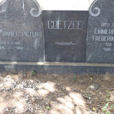 COETZEE Daniel Pieter 1881-1969 &amp; Emmerentia Frederika Jacoba 1898-1979