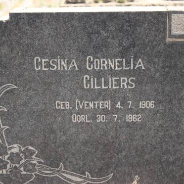 CILLIERS Sarel Arnoldus 1905-1963 &amp; Gesina Cornelia VENTER 1906-1962