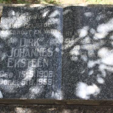 EKSTEEN Dirk Johannes 1906-1959