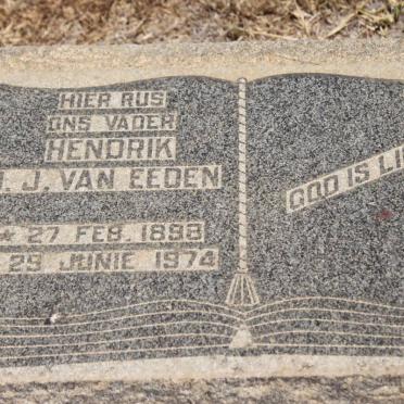 EEDEN Hendrik J.J., van 1898-1974