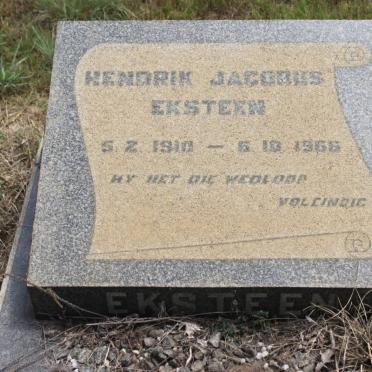 EKSTEEN Hendrik Jacobus 1910-1966