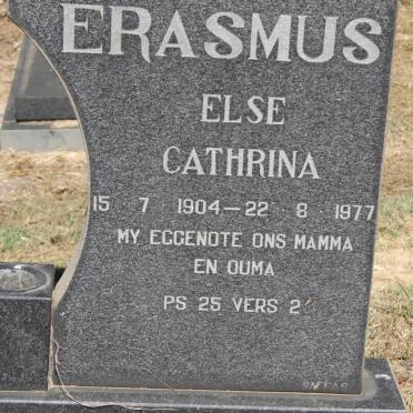 ERASMUS Else Cathrina 1904-1977