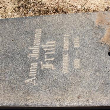 FRITH Anna Johanna nee ERNST 1910-1976