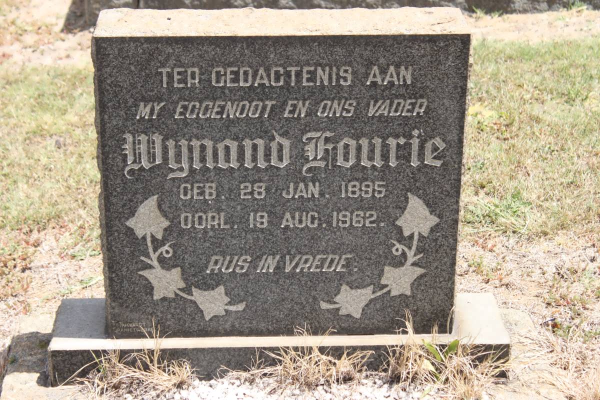 FOURIE Wynand 1895-1962