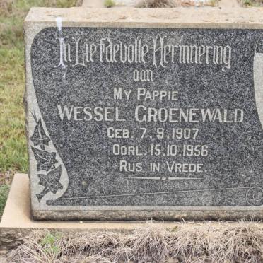 GROENEWALT Wessel 1907-1956