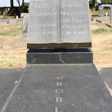 GROBLER Louis Johannes 1896-1976 &amp; Johanna Magdalena SWART 1907-1993