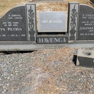 HAVENGA Alwyn Petrus 1918-1999 &amp; Johanna Magdalena DE BEER 1924-1975