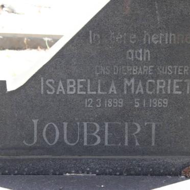 JOUBERT Isabella Magrietha 1899-1969