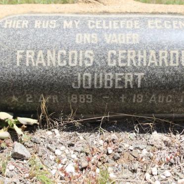 JOUBERT Francois Gerhardus 1889-1964