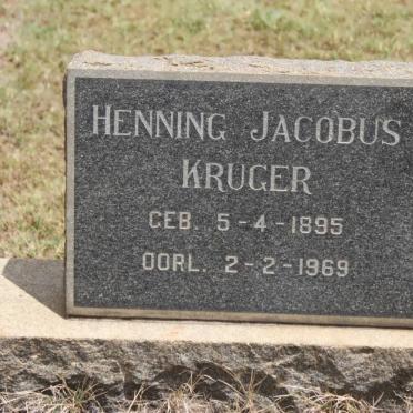 KRUGER Henning Jacobus 1895-1969