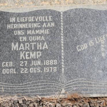 KEMP Martha 1888-1978